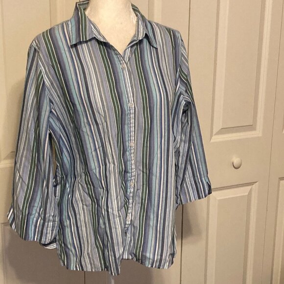 Studio Works Button Down ~ Size Large - Picture 1 of 3